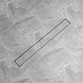 Doucheafvoer rechthoekig 930x140 mm roestvrij staal 1