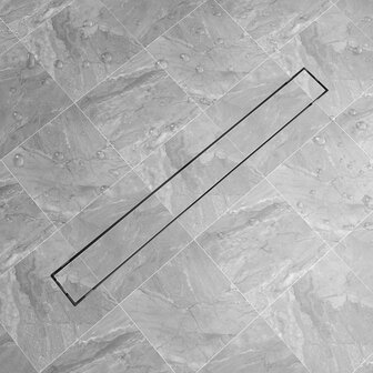 Doucheputje rechthoekig 1030x140 mm roestvrij staal 1