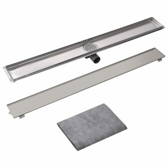 Doucheputje rechthoekig 1030x140 mm roestvrij staal 4