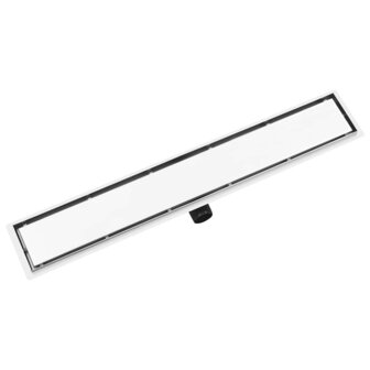 Doucheafvoer met 2-in-1 deksel 83x14 cm roestvrij staal 5