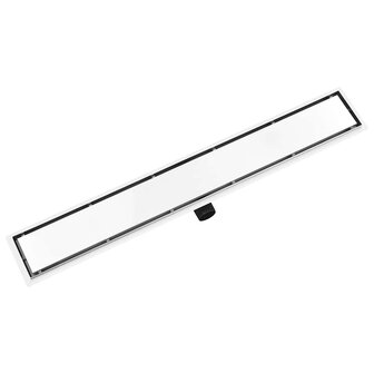 Doucheafvoer met 2-in-1 deksel 93x14 cm roestvrij staal 5
