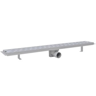 Doucheafvoer 2 st rechthoekig lijn 830x140 mm roestvrij staal 6