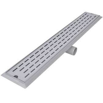 Doucheafvoer 2 st rechthoekig lijn 830x140 mm roestvrij staal 7