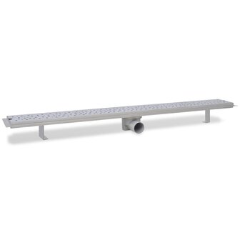 Doucheafvoer 2 st rechthoekig bubbel 1030x140mm roestvrij staal 6