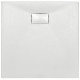 Douchebak 80x80 cm SMC wit 4