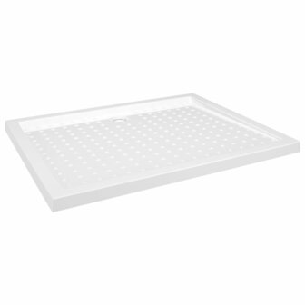 Douchebak met noppen 80x100x4 cm ABS wit 2