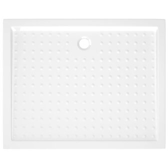 Douchebak met noppen 80x100x4 cm ABS wit 5