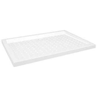 Douchebak met noppen 70x100x4 cm ABS wit 2