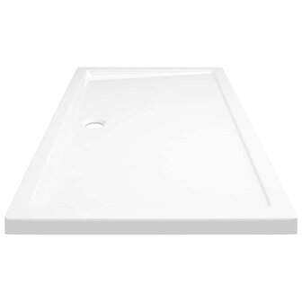 Douchebak rechthoekig 70x120 cm ABS wit 5