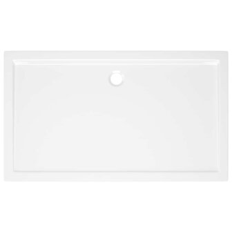 Douchebak rechthoekig 70x120 cm ABS wit 6