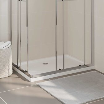 Douchebak rechthoekig 70x100 cm ABS wit 1