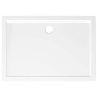 Douchebak rechthoekig 70x100 cm ABS wit 6