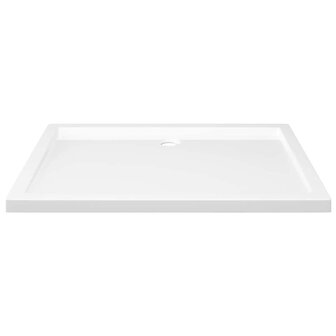 Douchebak rechthoekig 80x110 cm ABS wit 5