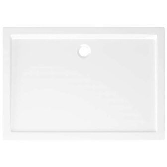 Douchebak rechthoekig 80x110 cm ABS wit 6