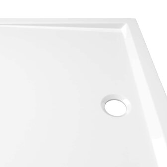 Douchebak rechthoekig 80x110 cm ABS wit 7