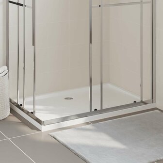 Douchebak rechthoekig 80x120 cm ABS wit 1