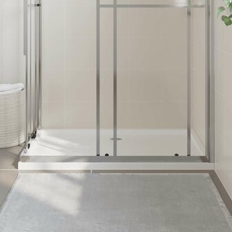 Douchebak rechthoekig 80x120 cm ABS wit 3