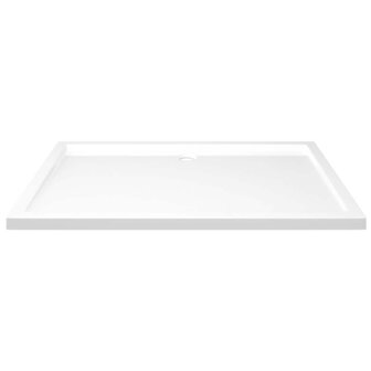 Douchebak rechthoekig 80x120 cm ABS wit 4