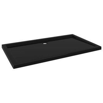 Douchebak rechthoekig 70x120 cm ABS zwart 2