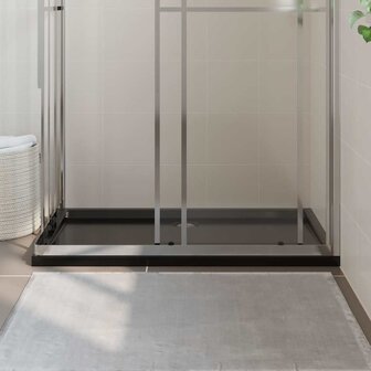 Douchebak rechthoekig 70x120 cm ABS zwart 3