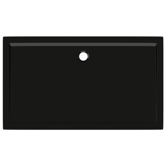 Douchebak rechthoekig 70x120 cm ABS zwart 5