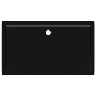 Douchebak rechthoekig 70x120 cm ABS zwart 6