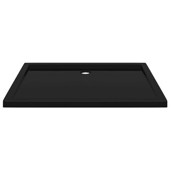 Douchebak rechthoekig 70x100 cm ABS zwart 4