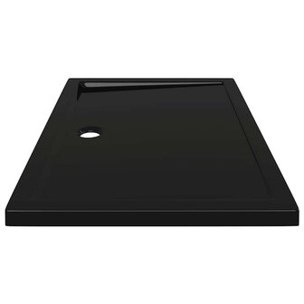 Douchebak rechthoekig 70x100 cm ABS zwart 5
