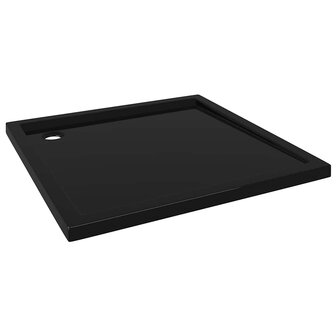 Douchebak vierkant 80x80 cm ABS zwart 2