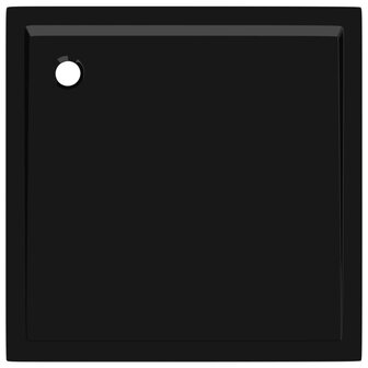 Douchebak vierkant 80x80 cm ABS zwart 5