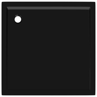 Douchebak vierkant 80x80 cm ABS zwart 6