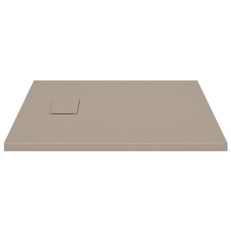 Douchebak 80x80 cm SMC bruin 4