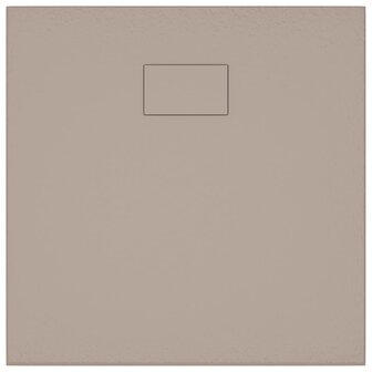 Douchebak 80x80 cm SMC bruin 6