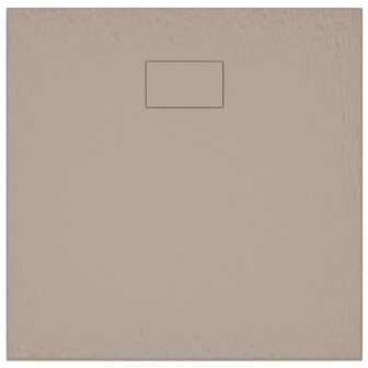 Douchebak 90x80 cm SMC bruin 6
