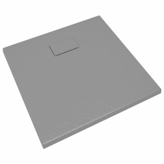 Douchebak 80x80 cm SMC grijs 5