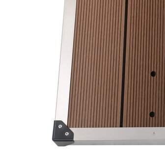Buitendouchebak 110x62 cm HKC roestvrij staal bruin 5