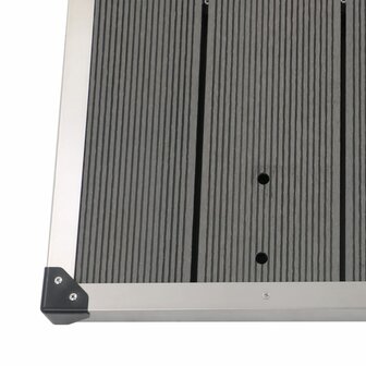 Buitendouchebak 110x62 cm HKC roestvrij staal grijs 5