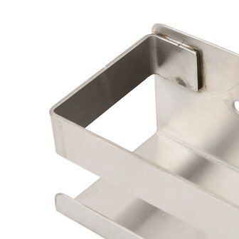 Doucherekje 23x6,5x6 cm geborsteld 304 roestvrij staal 7