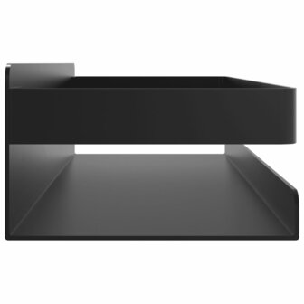 Doucherekje 30x10x6 cm geborsteld 304 roestvrij staal matzwart 5