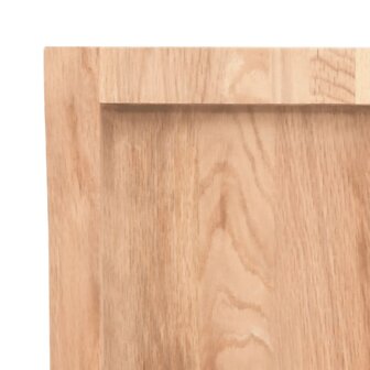 Wastafelblad 40x40x(2-4) cm behandeld massief hout lichtbruin 6
