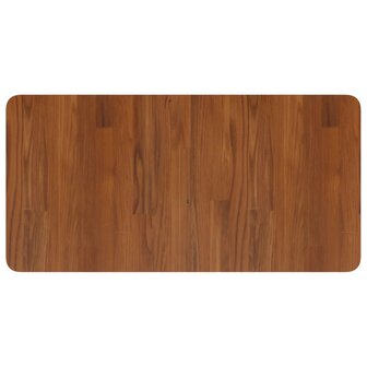 Wastafelblad 80x40x1,5 cm behandeld massief hout donkerbruin 2