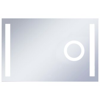 Badkamerspiegel LED met aanraaksensor 100x60 cm 2