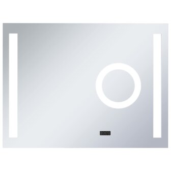 Badkamerspiegel LED met aanraaksensor 80x60 cm 2