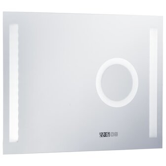 Badkamerspiegel LED met aanraaksensor 80x60 cm 4