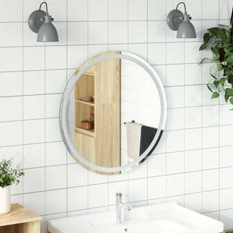 Badkamerspiegel LED rond 70 cm 1