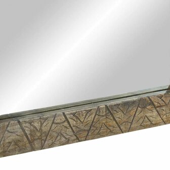 Badkamerspiegel 50x2,5x70 cm massief mangohout 5