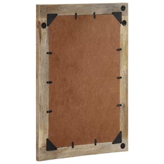 Badkamerspiegel 50x3x70 cm massief mangohout 3