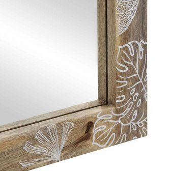 Badkamerspiegel 50x3x70 cm massief mangohout 7
