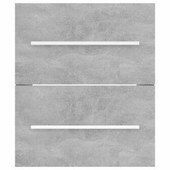 Wastafelkast 41x38,5x48 cm bewerkt hout betongrijs 4