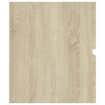 Wastafelkast 100x38,5x45 cm bewerkt hout sonoma eikenkleurig 6